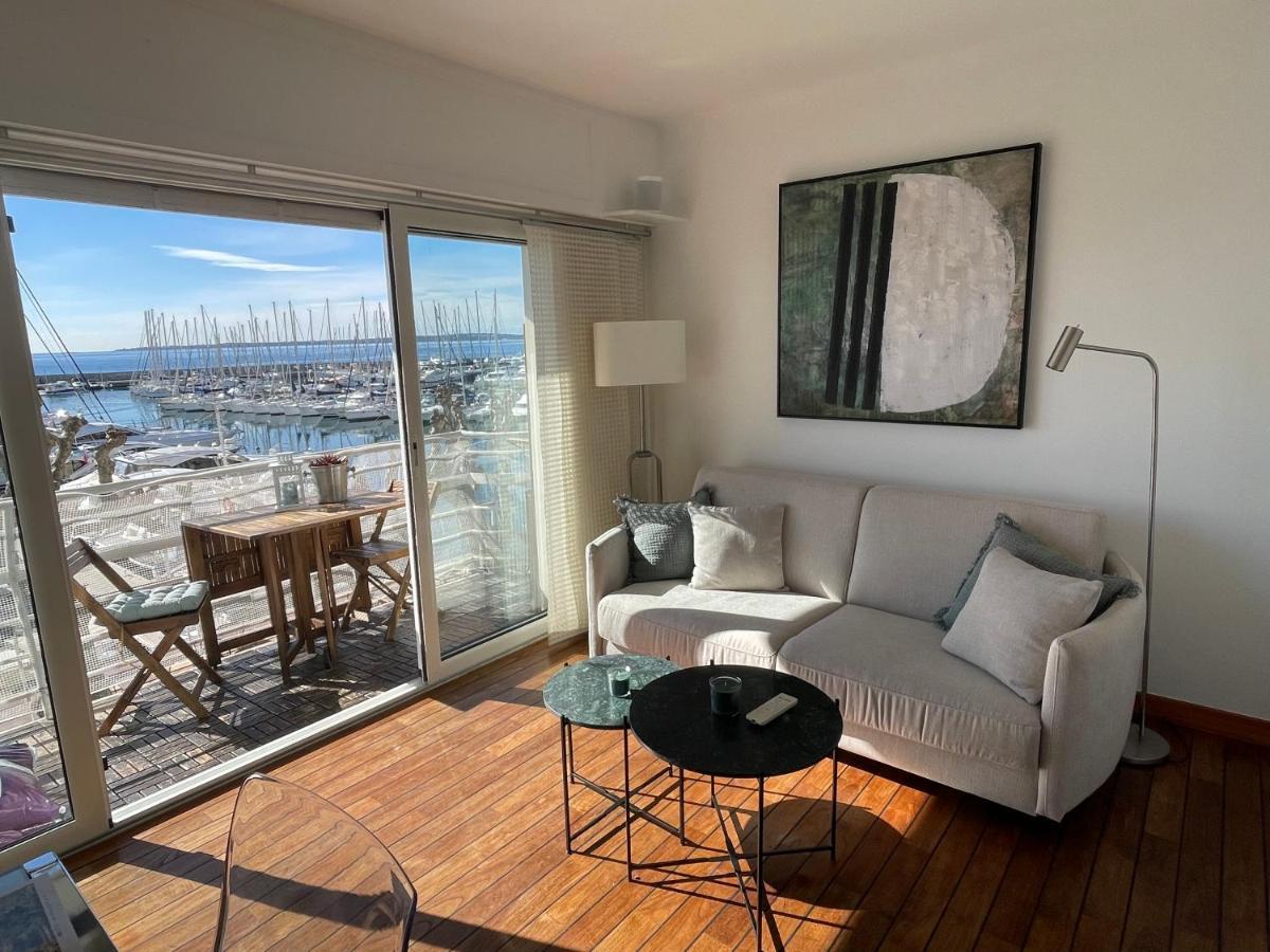Le Petit Pinson Meerblick Port Golfe-Juan Exterior foto